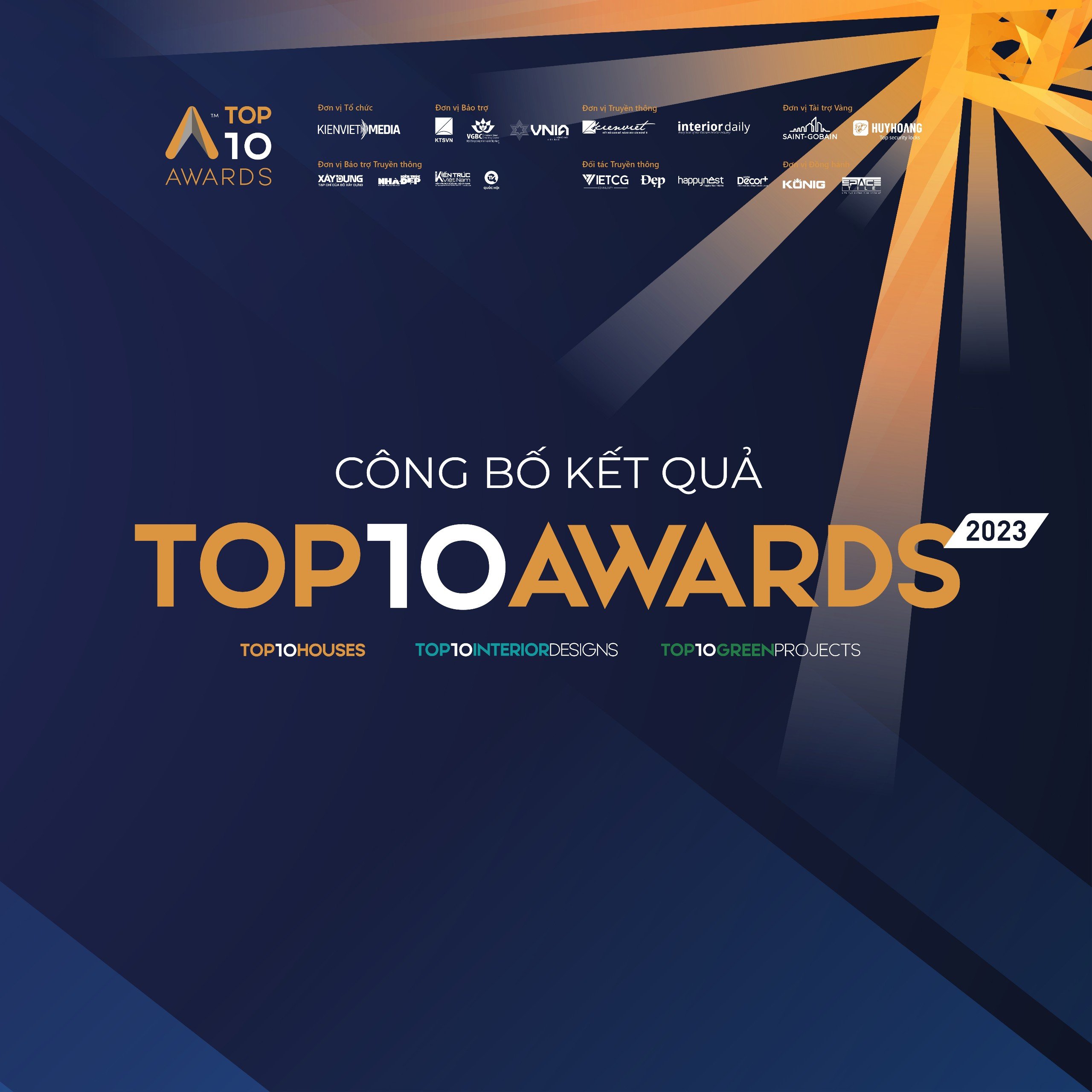 You are currently viewing Công bố kết quả Giải thưởng Top 10 Awards 2023