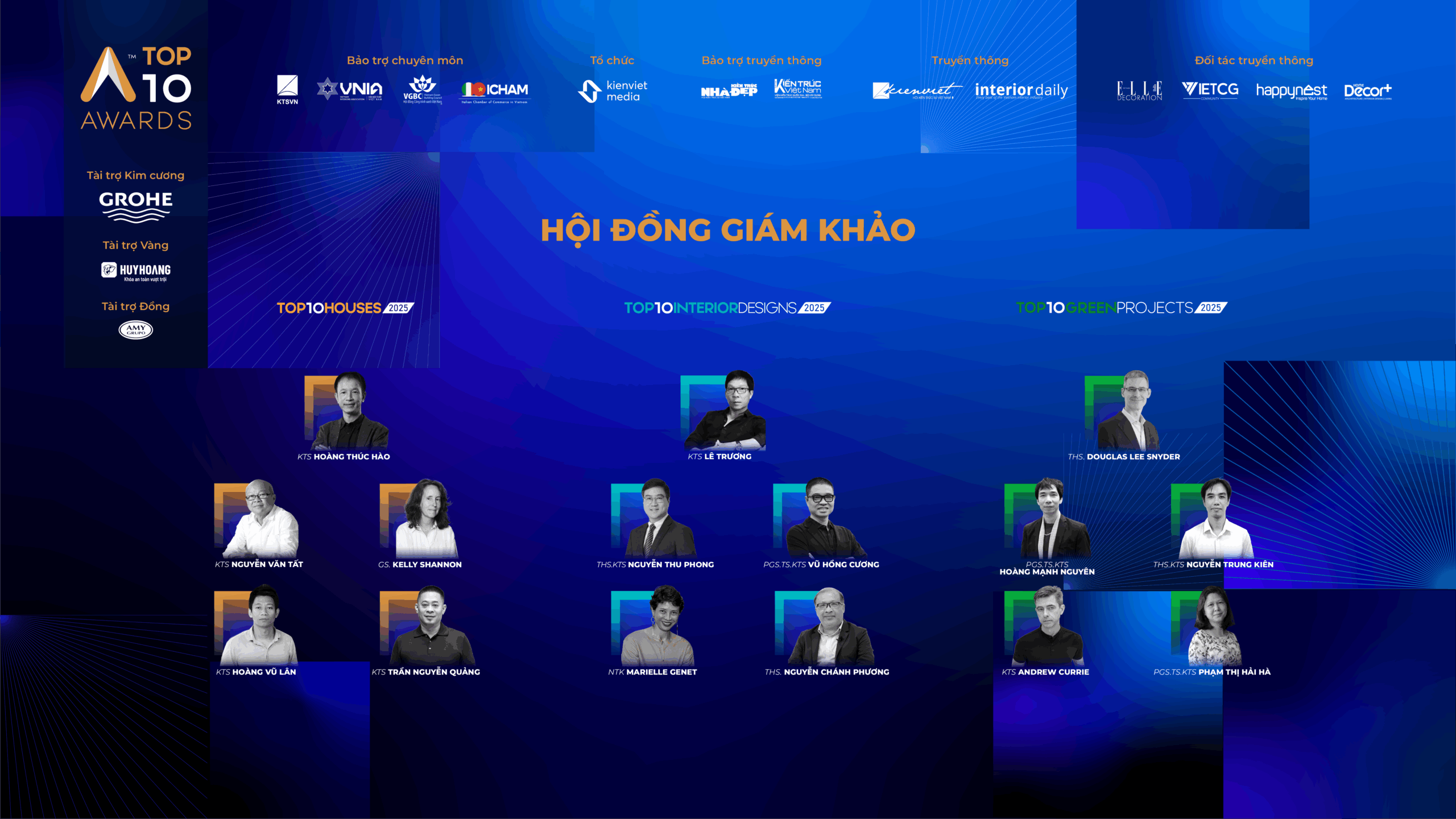 Read more about the article Công bố Hội đồng giám khảo Top 10 Awards 2025: Uy tín, học thuật và tầm nhìn thiết kế mới